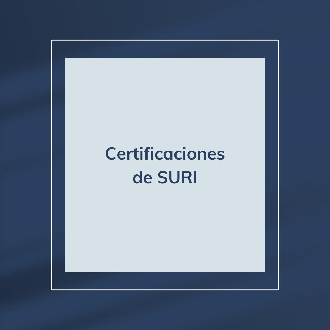 Certificaciones de Suri