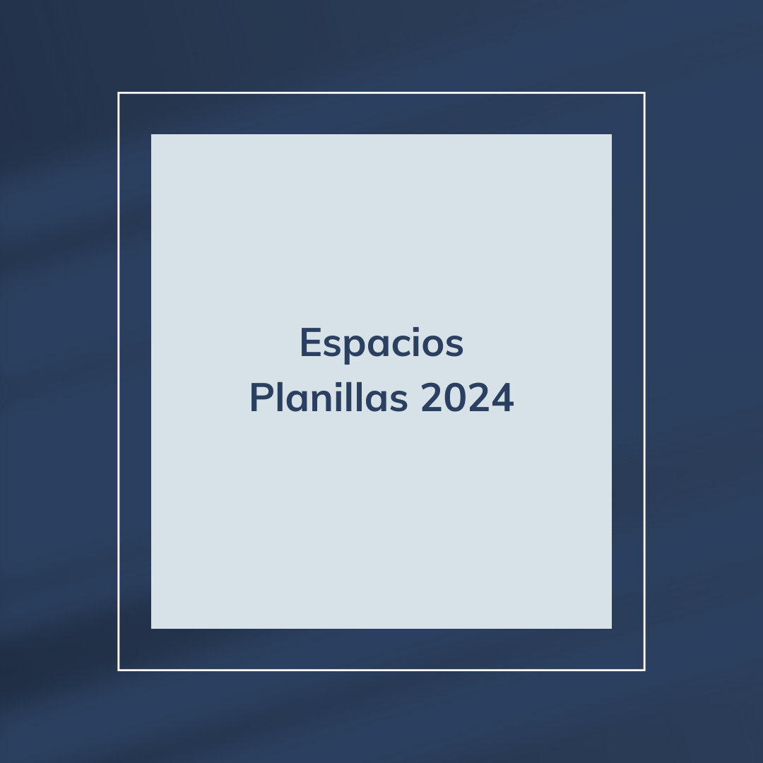 Reserva de Espacio- Planillas 2024